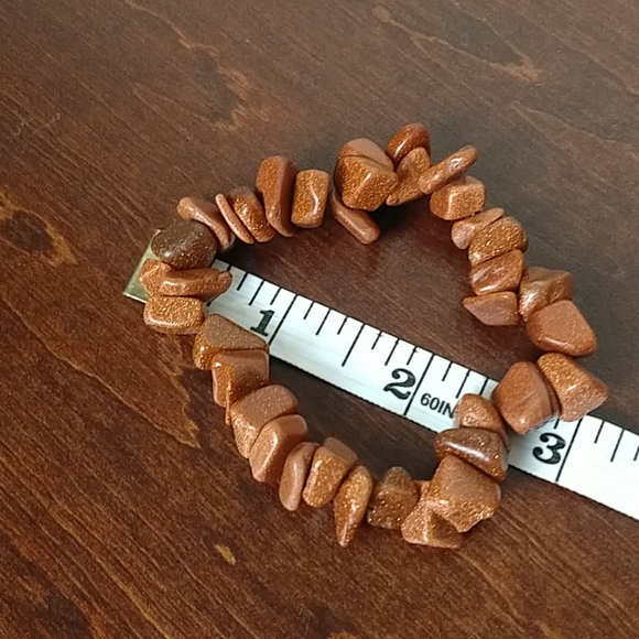 Healing Gold and blue Tigers Eye chip bracelets - Picture 6 of 8